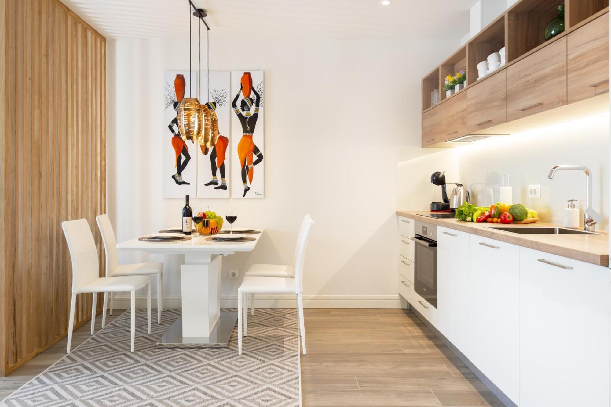 Lustica Apartments Central Tivat Phòng bức ảnh