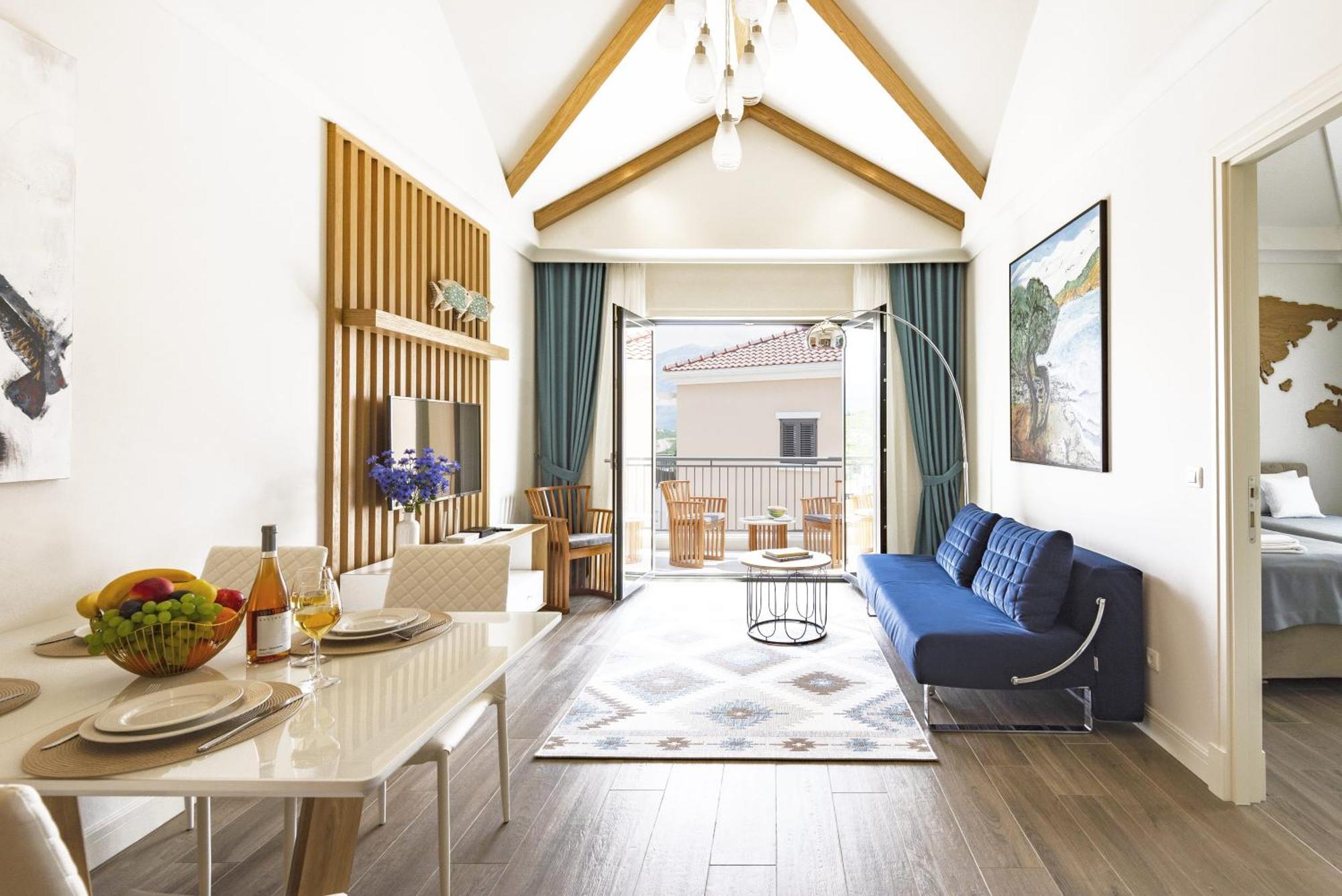 Lustica Apartments Central Tivat Phòng bức ảnh